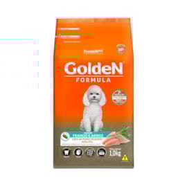 Ração Cães Golden Adulto Frango e Arroz Mini Bits Pague 14 Leve 15kg