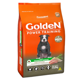 Ração Cães Golden Adulto Frango e Arroz Power Training 15kg