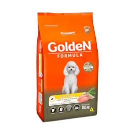 Ração Cães Golden Adulto Mini Bits Peru e Arroz 10,1kg