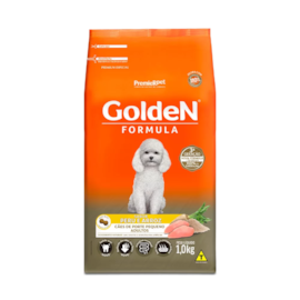 Ração Cães Golden Adulto Mini Bits Peru e Arroz 1kg