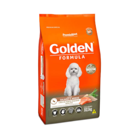 Ração Cães Golden Adulto Salmão e Arroz Mini Bits 10,1kg
