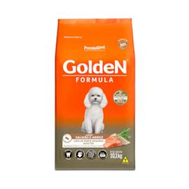 Ração Cães Golden Adulto Salmão e Arroz Mini Bits 10,1kg