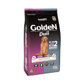 Ração Cães Golden Adulto Salmão e Cordeiro Duii 10,1kg
