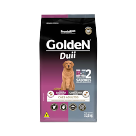 Ração Cães Golden Adulto Salmão e Cordeiro Duii 10,1kg