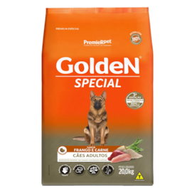 Ração Cães Golden Adulto Special Frango e Carne 20kg