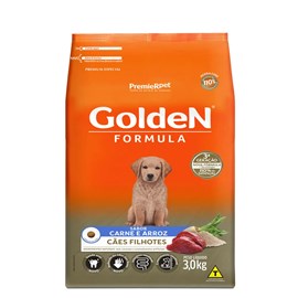 Ração Cães Golden Filhote Carne 03Kg