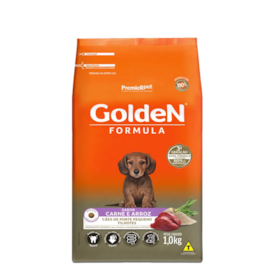 Ração Cães Golden Filhotes Carne e Arroz  Mini Bits 1kg