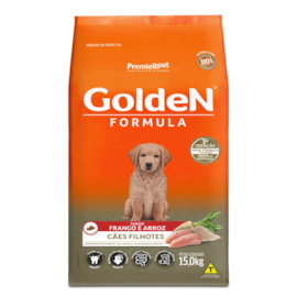 Ração Cães Golden Filhotes Frango e Arroz 15kg