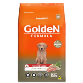 Ração Cães Golden Filhotes Frango e Arroz 20kg