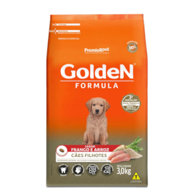 Ração Cães Golden Filhotes Frango e Arroz 3kg