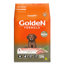 Ração Cães Golden Filhotes Frango e Arroz Mini Bits 3kg