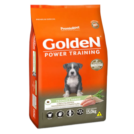 Ração Cães Golden Filhotes Frango e Arroz Power Training 15kg