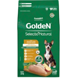 Ração Cães Golden Seleção Natural Adulto Mini Bits Frango e Batata Doce 3kg