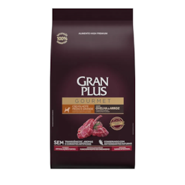 Racao Caes Gran Plus Filhote Md/Gd Ovelha/Arroz Gourmet 03Kg