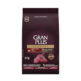 Racao Caes Gran Plus Filhote Mini Ovelha/Arroz Gourmet 03Kg