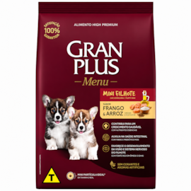 Ração Cães GranPlus Filhote Frango e Arroz Mini 10,1kg