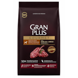 Ração Cães GranPlus Filhote Ovelha e Arroz Gourmet 15kg