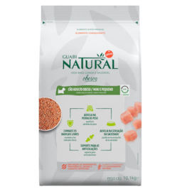 Ração Cães Guabi Natural Adulto Mini/Pequeno 10,1Kg Obesos