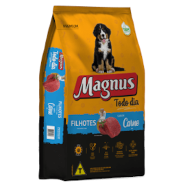 Ração Cães Magnus Filhote Todo Dia Carne 10kg