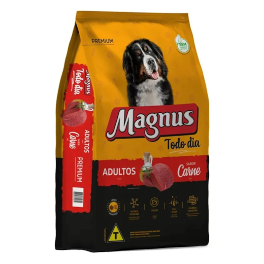 Ração Cães Magnus Todo Dia Carne 10,1kg