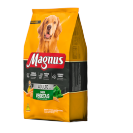 RACAO CAES MAGNUS VEGETAIS 15KG