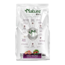 Ração Cães Nature Pro Adulto Raças Pequenas e Medias 10,1kg