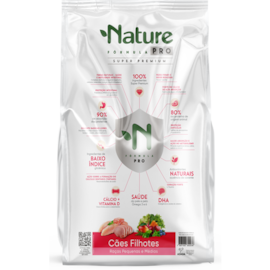 Ração Cães Nature Pro Filhote Raças Pequenas e Medias 15kg