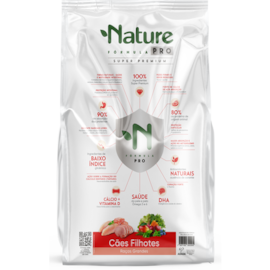 Ração Cães Nature Pro Filhotes Raças Grandes 3kg