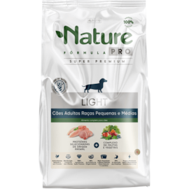 Ração Cães Nature Pró Light Adulto Raça Pequena Média 1kg