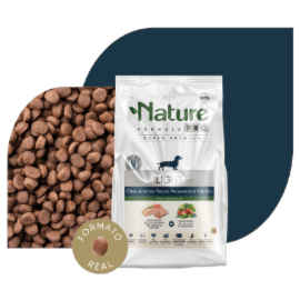 Ração Cães Nature Pró Light Adulto Raça Pequena Média 1kg