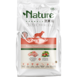 Ração Cães Nature Pró Sênior +7 Adulto Raça Pequena e Média 1kg