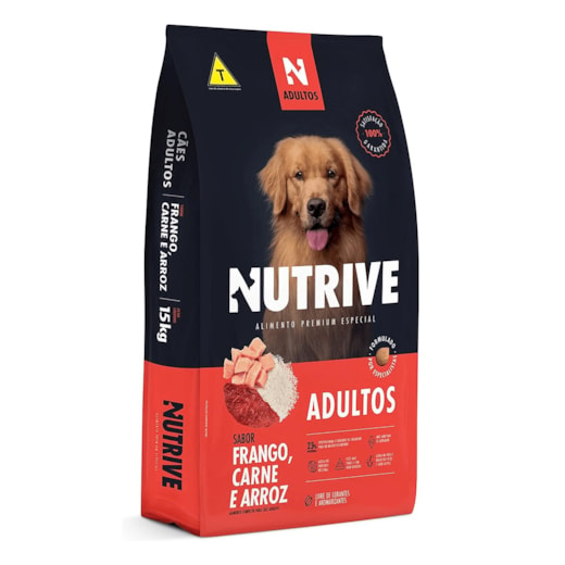 RACAO CAES NUTRIVE ADULT 20KG FGO/CAR/ARR