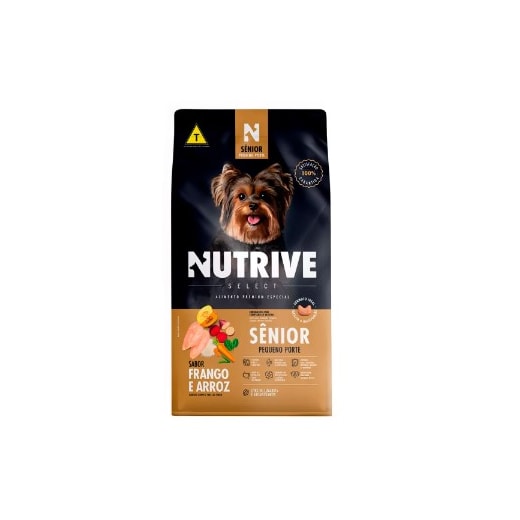 RACAO CAES NUTRIVE SENIOR PEQ P 10,1KG FGO/ARR