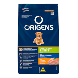 Racao Caes Origens Adulto Lignt Med/G Fran/cereais 15kg