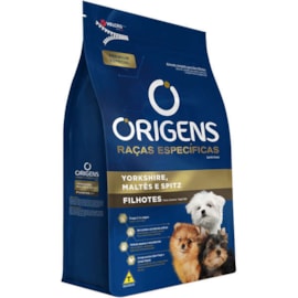 Ração Caes Origens Filhotes Yorkshire/Males/Spitz 01kg