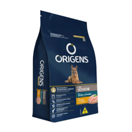 Ração Caes Origens Senior Medi/Grande Frango/Cereais 15Kg