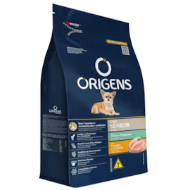 Ração Caes Origens Senior Mine/Pequeno Frango/Cereais 01kg