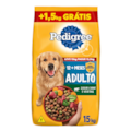 RACAO CAES PEDIGREE DRY CARNE E VEGETAIS 15KG
