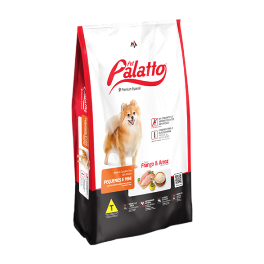 RACAO CAES PET PALATTO AD MINI/PEQ 01KG FRANGO/ARROZ