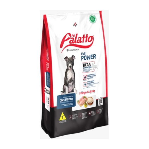 Ração Cães Pet Palatto Filhote Frango e Arroz Full Power 15kg