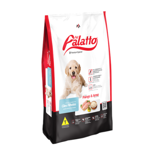 RACAO CAES PET PALATTO FILHOTES 01KG FRANGO/ARROZ