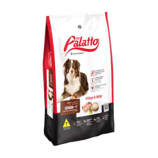 Ração Cães Pet Palatto Frango e Arroz Sênior 15kg