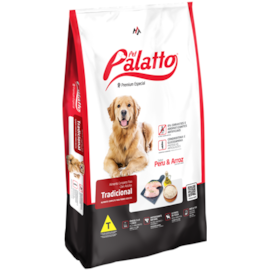Ração Cães Pet Pallato Adulto Peru e Arroz 25kg