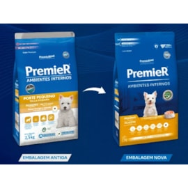 Ração Cães Premier Ambiente Interno Filhotes 01kg Raças Pequenas