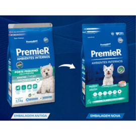 Ração Cães Premier Ambientes Internos Adulto Frango e Salmão 12kg