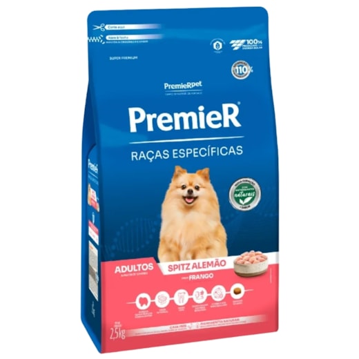Ração Cães Premier Especificas 2,5kg Adulto Spitz Alemão