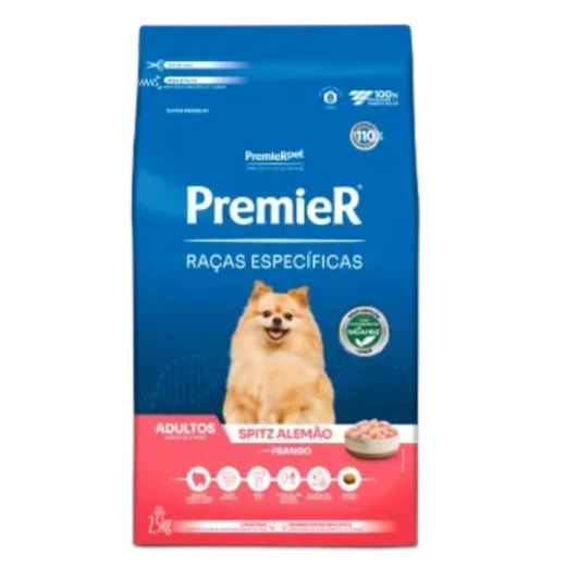 Ração Cães PremieR Especificas 2,5kg Adulto Spitz Alemão