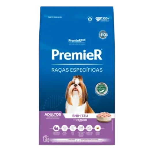 Ração Cães PremieR Especificas Adulto Shih-tzu 7,5kg Frango