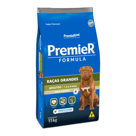 Racao Caes Premier Formula Raca Grande Ad 15kg Cordeiro