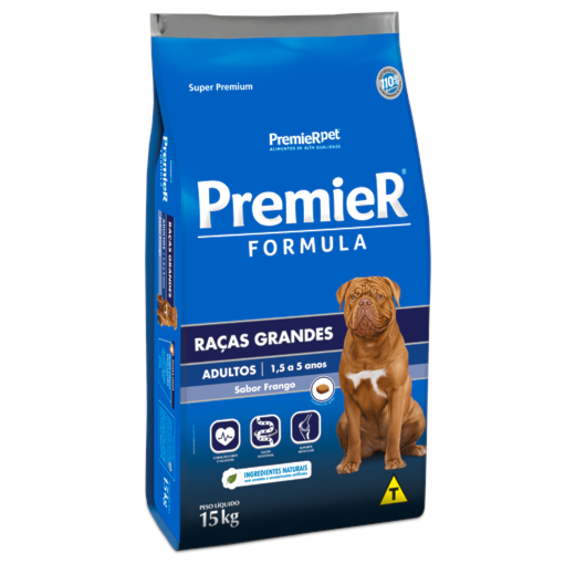 Racao Caes Premier Formula Raca Grande Ad 15kg Frango